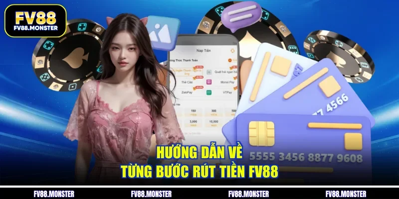 Hướng dẫn về từng bước rút tiền FV88