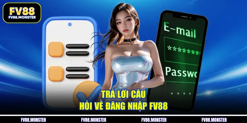 Trả lời câu hỏi về đăng nhập FV88